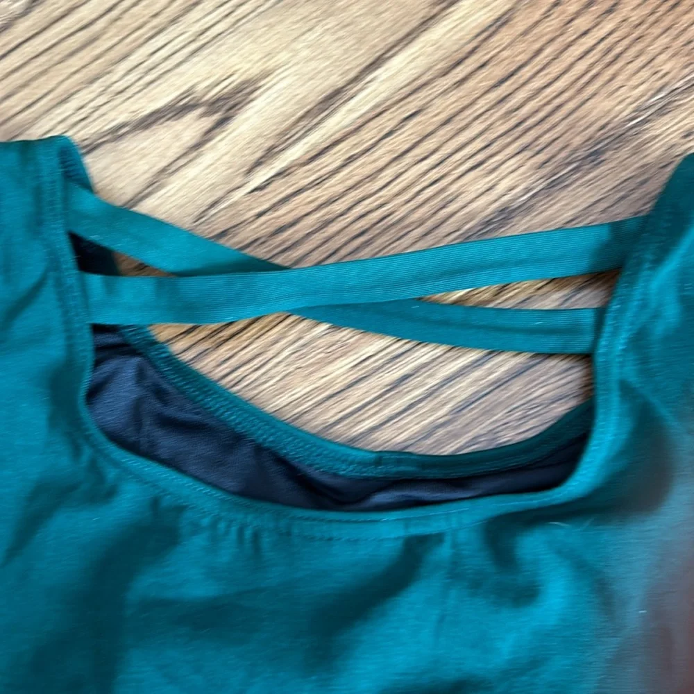 Capezio leotard green child XL